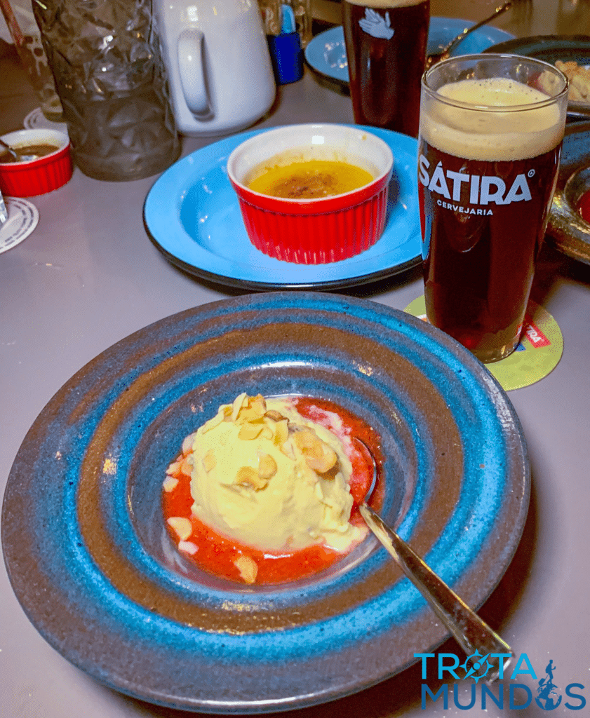 Sorvete de Opereta - Cervejaria Sátira Vila da Serra