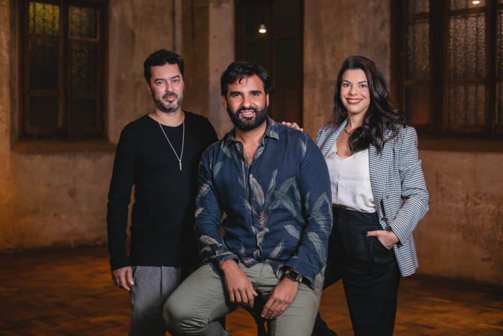 Pedro Lobo, Aline Prado e Elam Moura