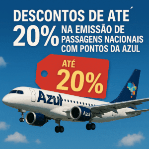 Promoção Azul desconto