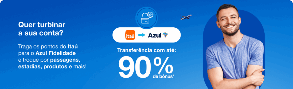 Promoção Itaú e Tudo Azul