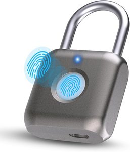 Cadeado inteligente com impressão digital