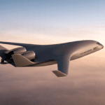 JetZero Z4, o Avião 'arraia' sem janelas. (crédito: Divulgação/JetZero)