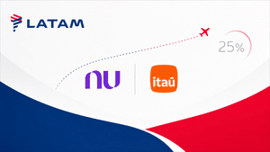 LATAM Pass 25% Nubank vs Itaú