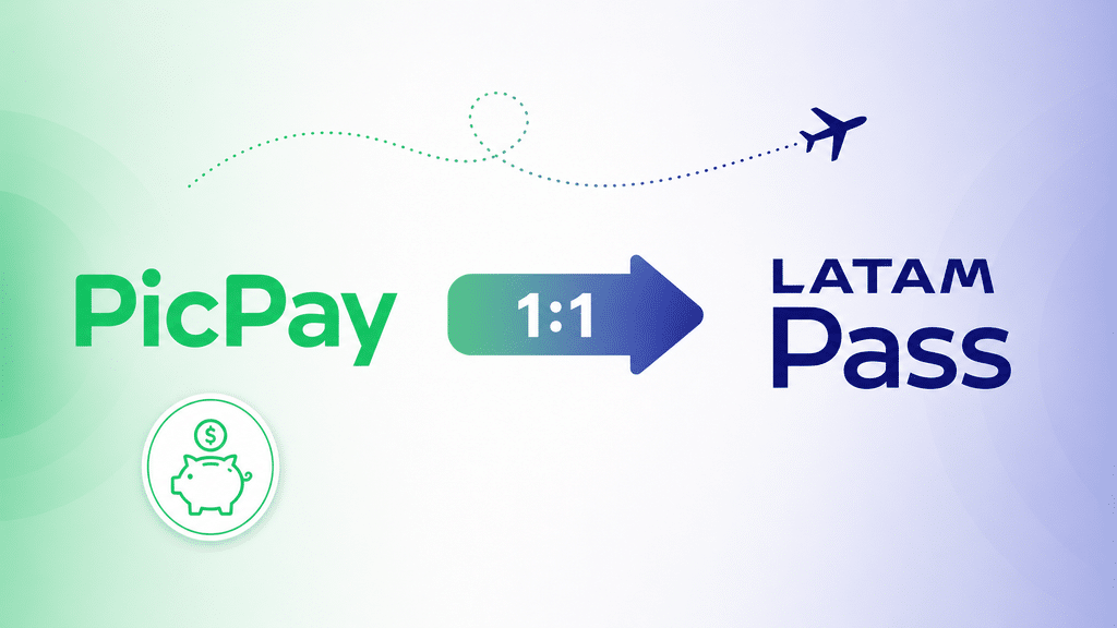 PicPay agora converte cashback em milhas no LATAM Pass
