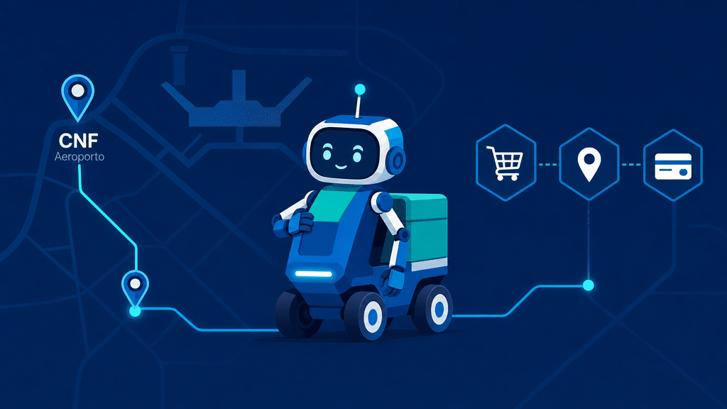 Primeiro robô de entregas do mundo chega ao BH Airport
